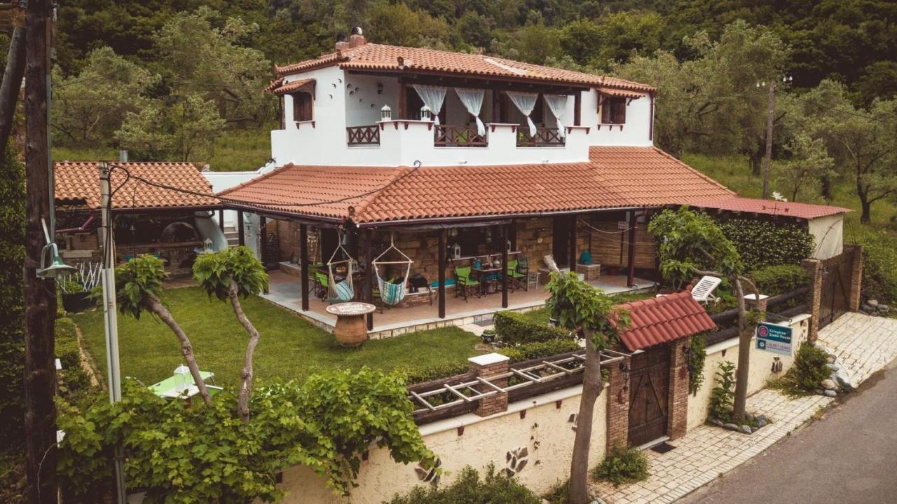 Апартаменти Kalogirou Stone House Лімніонас Екстер'єр фото